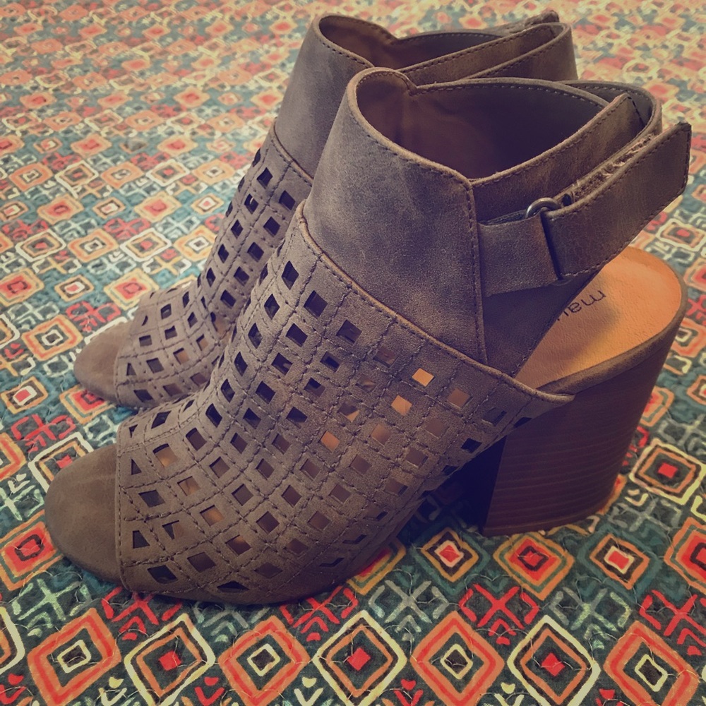 Maurice’s Open Toe Heel